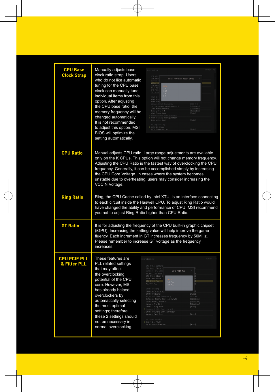 MSI X99S MPOWER Overclocking Guide User Manual | Page 4 / 14