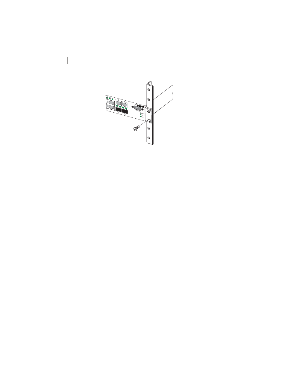 Figure 3-3, Installing the switch in a rack | Accton Technology ES3628EA User Manual | Page 34 / 62