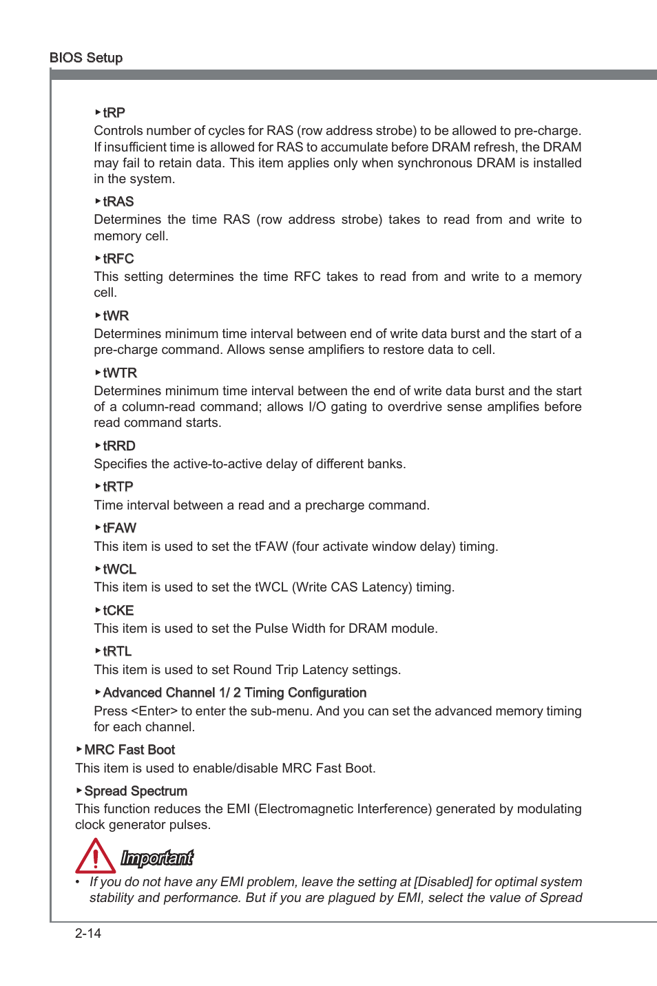 Important | MSI Z77 MPOWER User Manual | Page 64 / 100