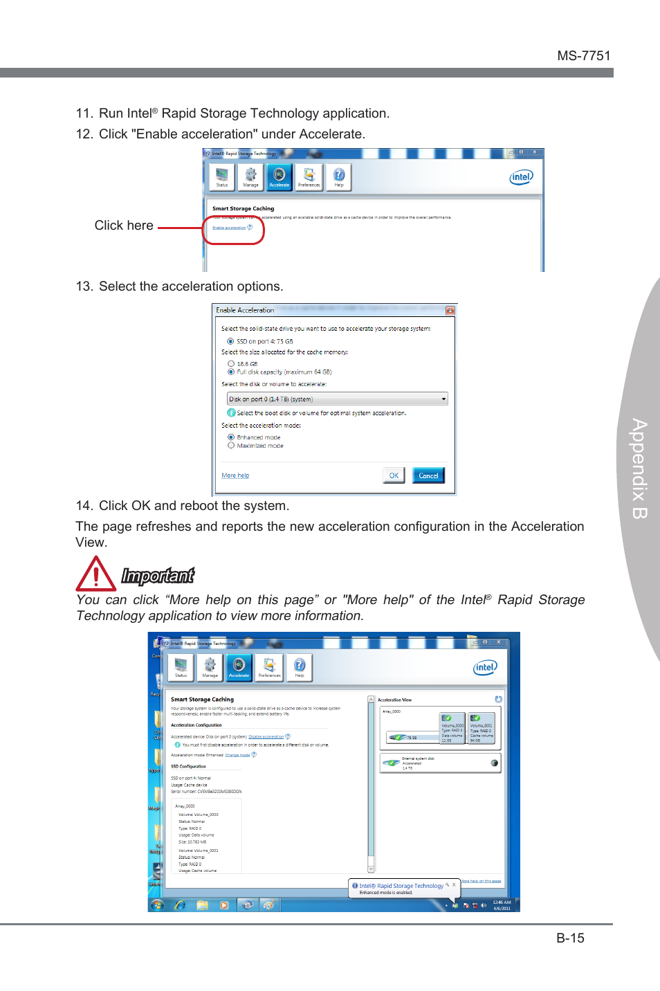 Append x b, Important | MSI Z77 MPOWER User Manual | Page 95 / 100