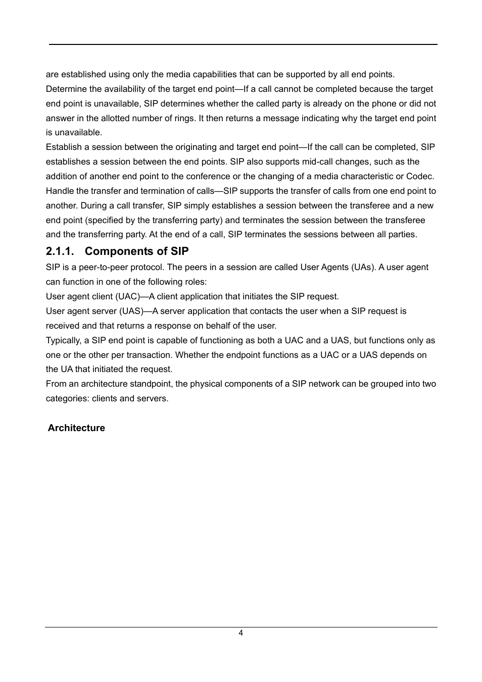 Components of sip | Accton Technology SIP Gateway VG3300 Series User Manual | Page 7 / 85