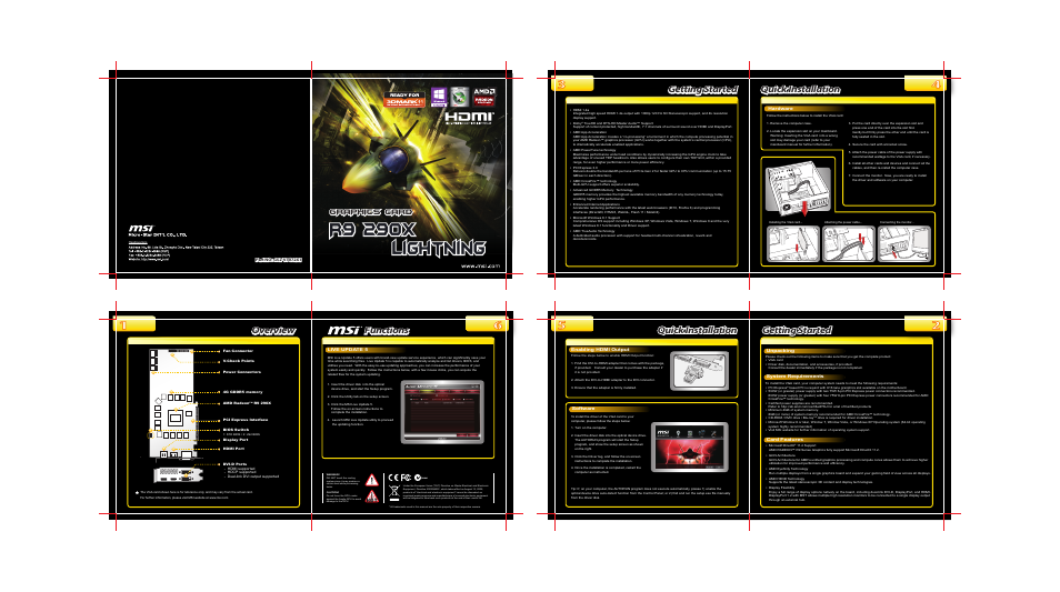 MSI R9 290X LIGHTNING Manual User Manual | 1 page