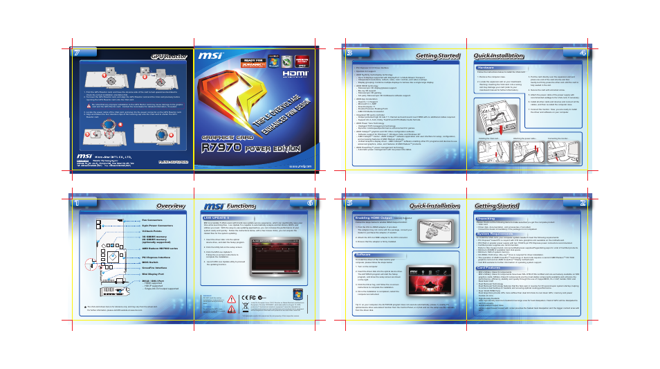 MSI R7850-2GD5/OC User Manual | 1 page