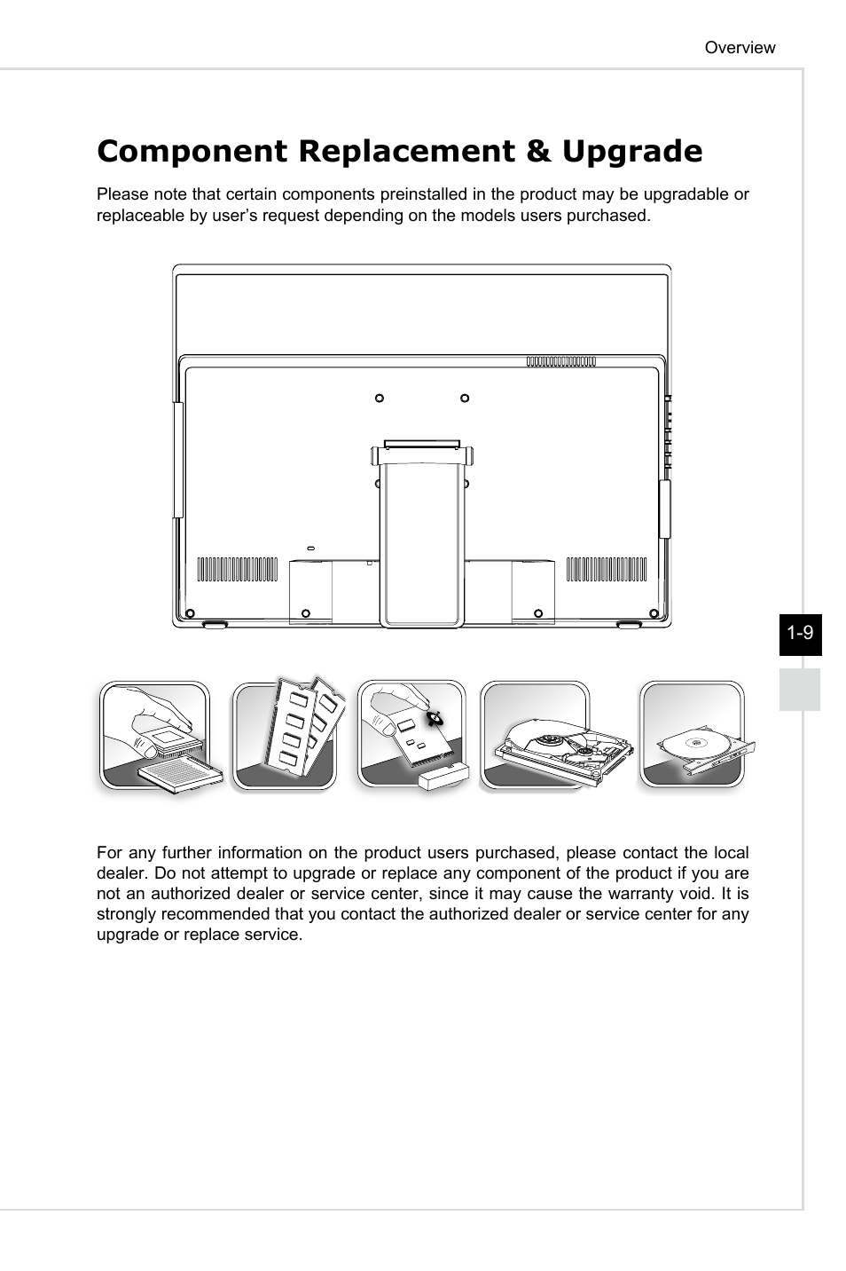 Component replacement & upgrade | MSI AG220 User Manual | Page 17 / 53