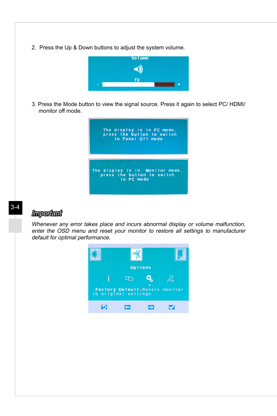Important | MSI AG220 User Manual | Page 26 / 53