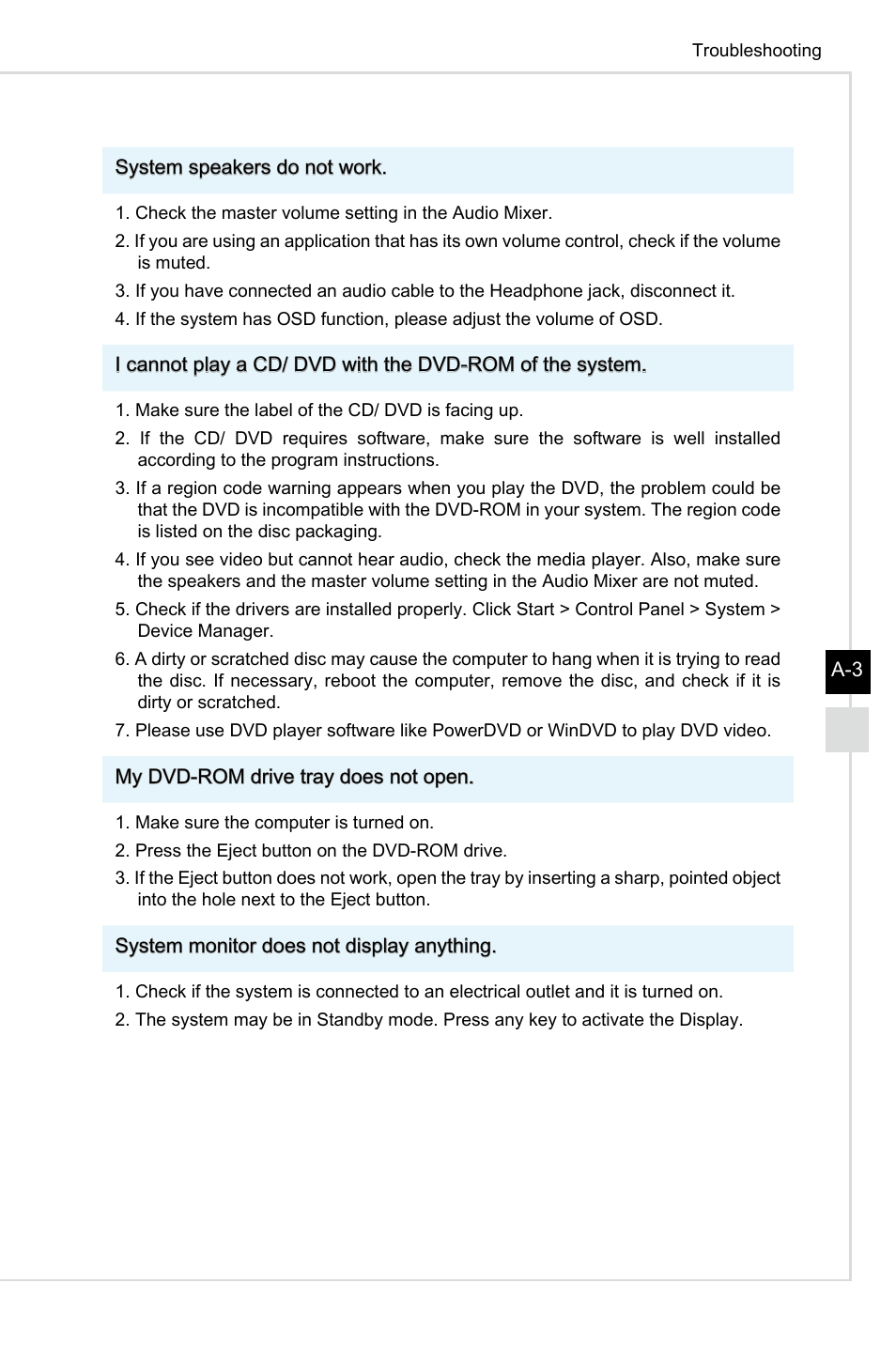 MSI AG220 User Manual | Page 53 / 53