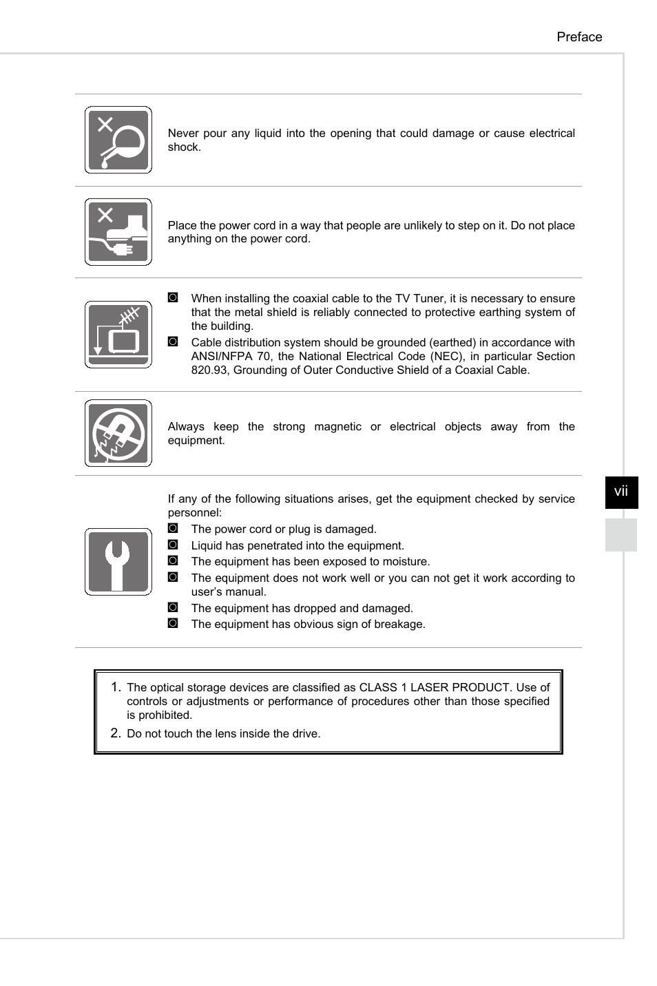 MSI AG220 User Manual | Page 7 / 53