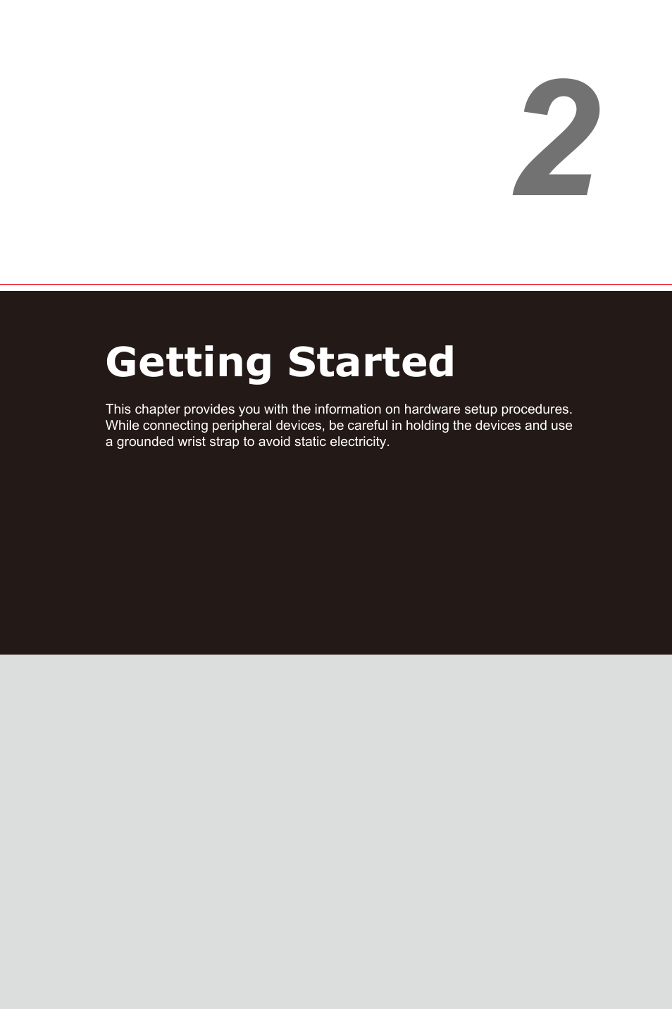 Getting started, Getting started -1 | MSI AG240 User Manual | Page 19 / 53