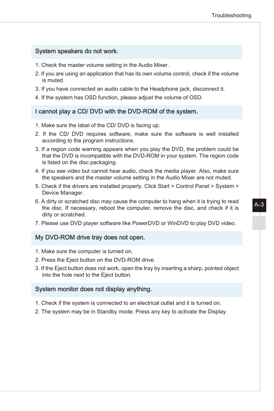 MSI AG240 User Manual | Page 53 / 53