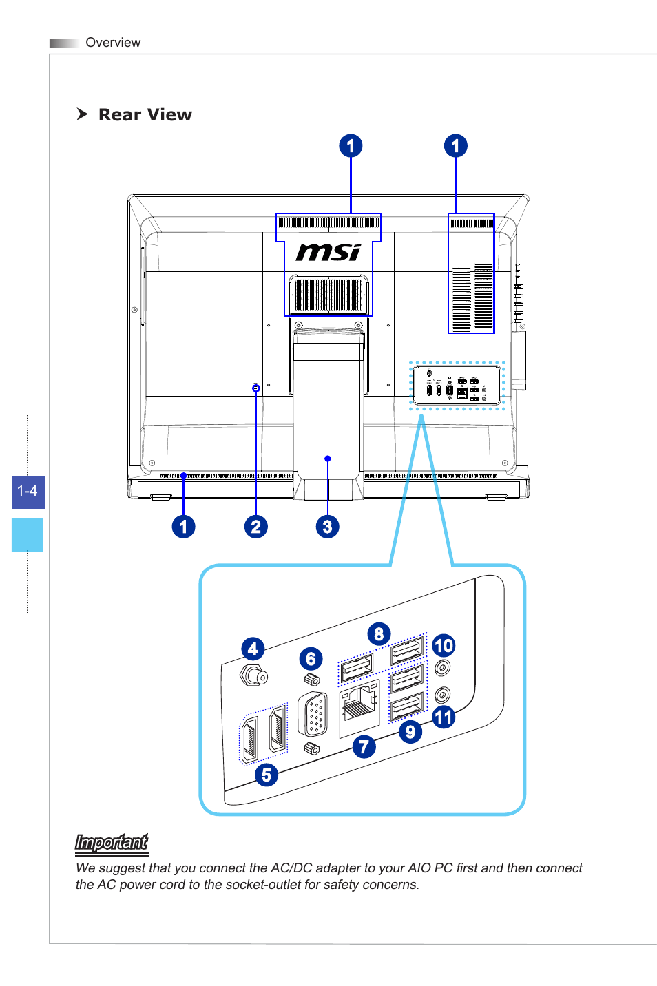 MSI AG270 User Manual | Page 12 / 59