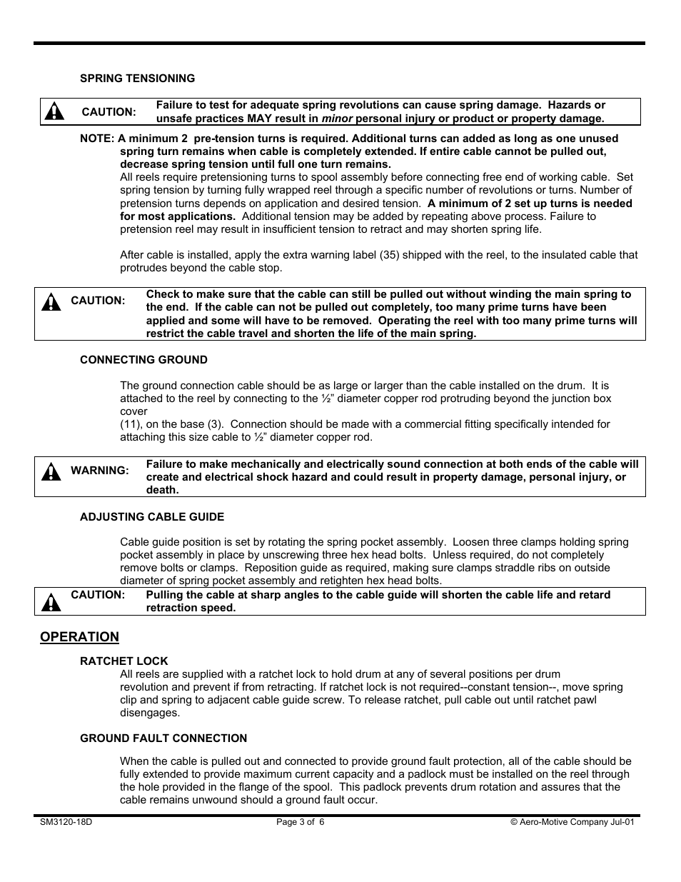 Woodhead GR900 Series User Manual | Page 3 / 6