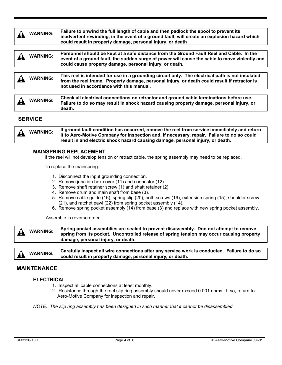 Woodhead GR900 Series User Manual | Page 4 / 6