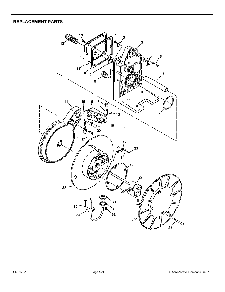 Replacement parts | Woodhead GR900 Series User Manual | Page 5 / 6