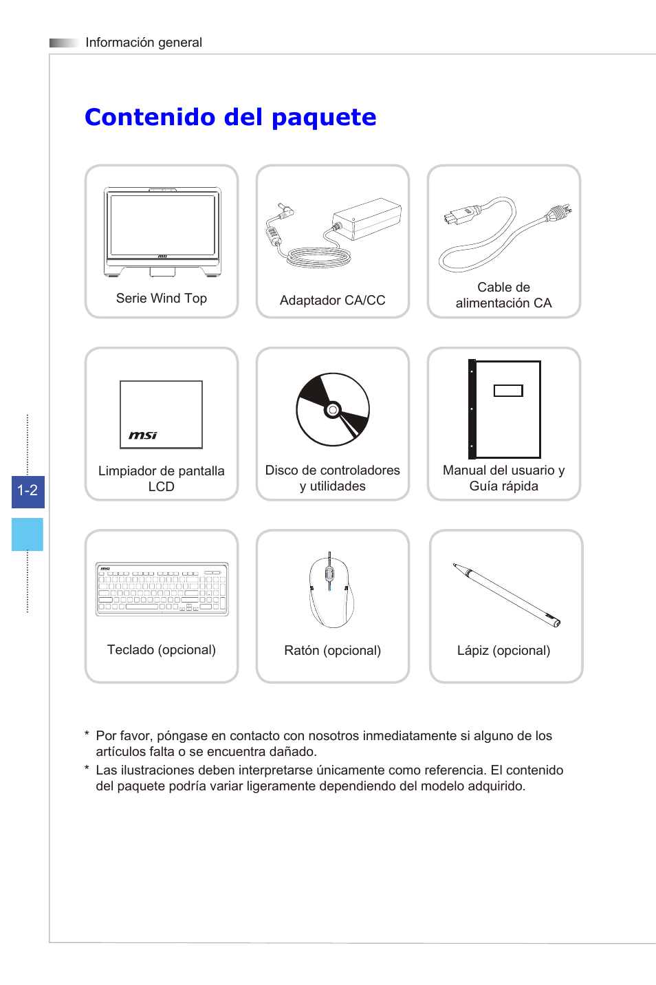 MSI WIND TOP AE2081 User Manual | Page 14 / 87