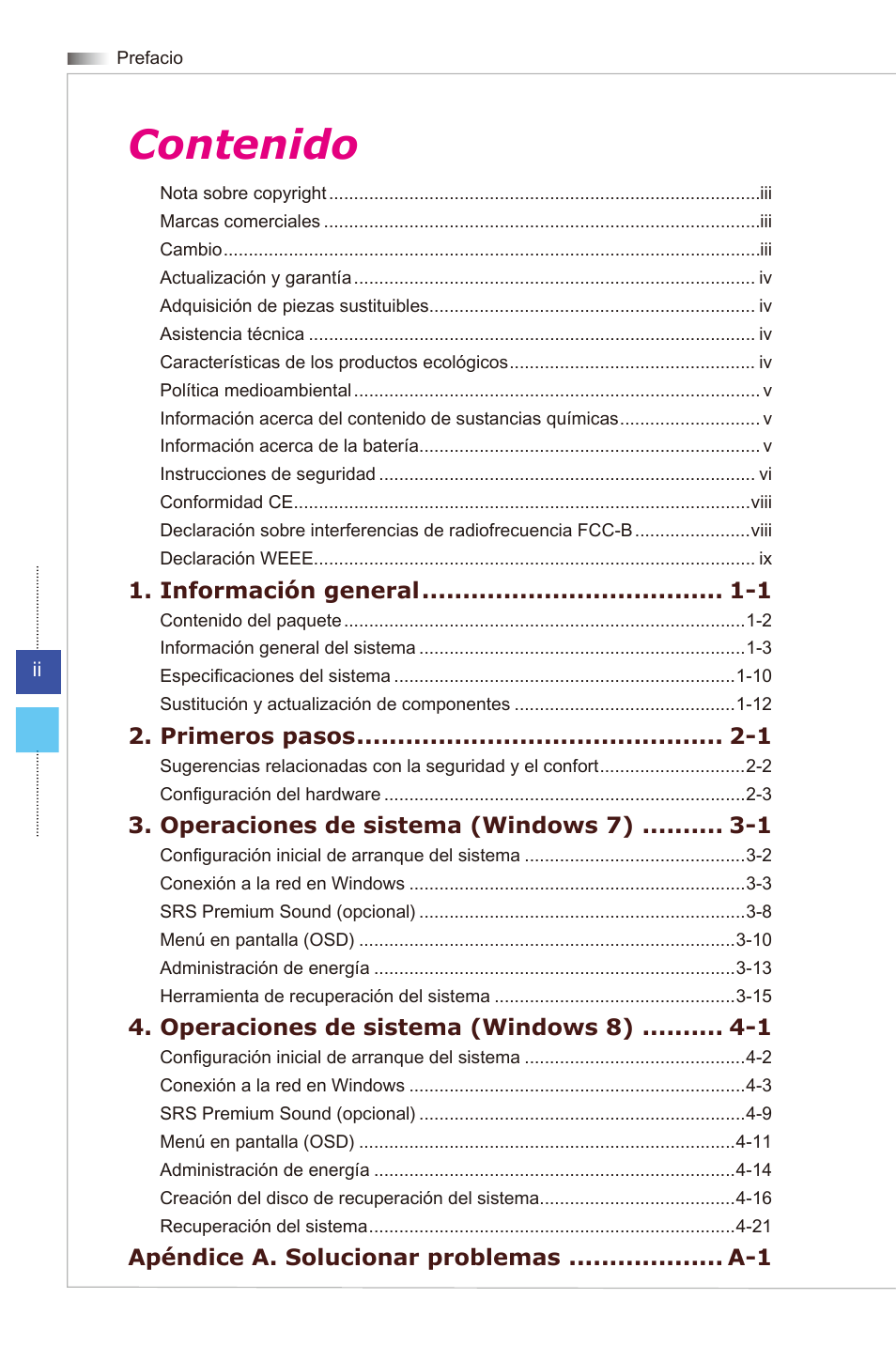 MSI WIND TOP AE2081 User Manual | Page 2 / 87