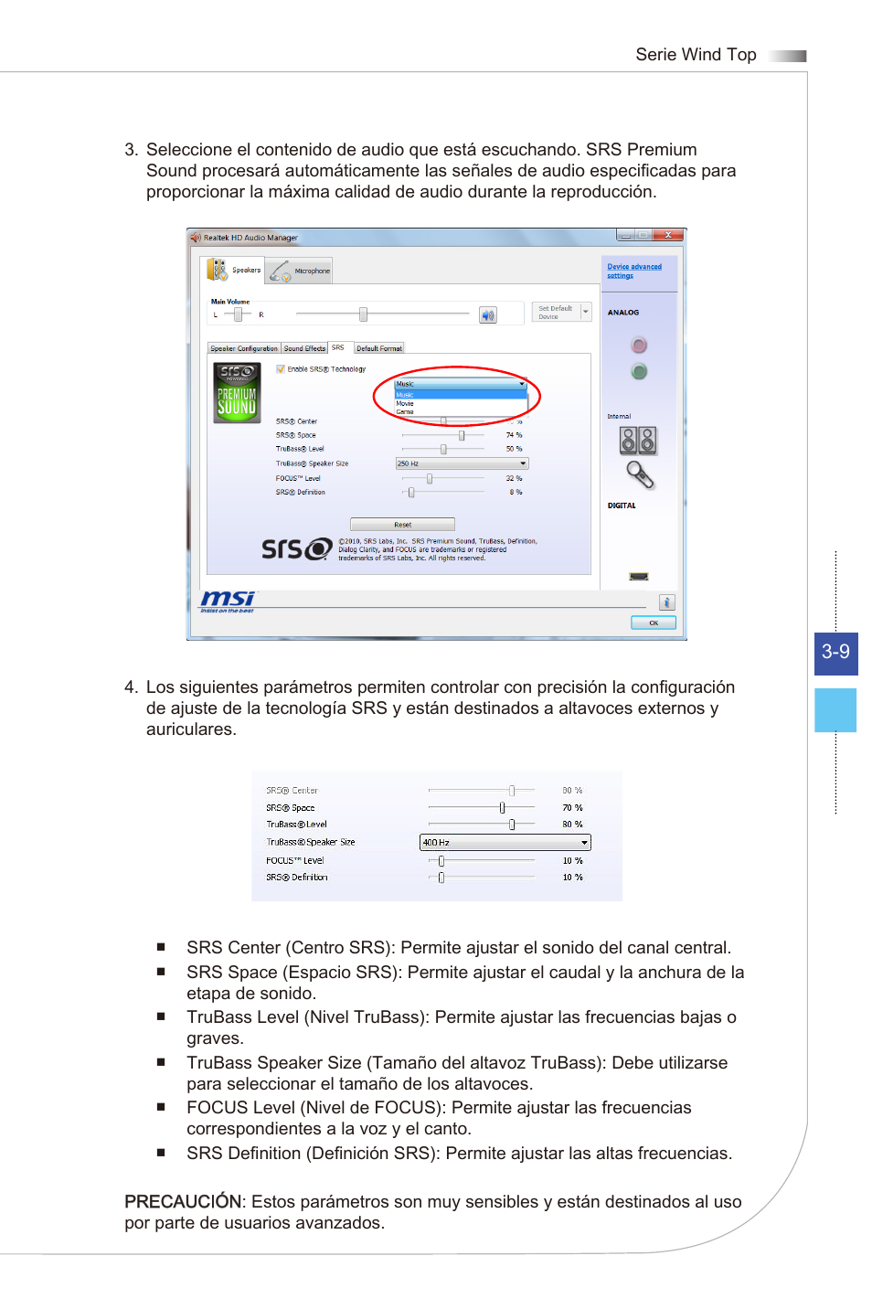 MSI WIND TOP AE2081 User Manual | Page 39 / 87