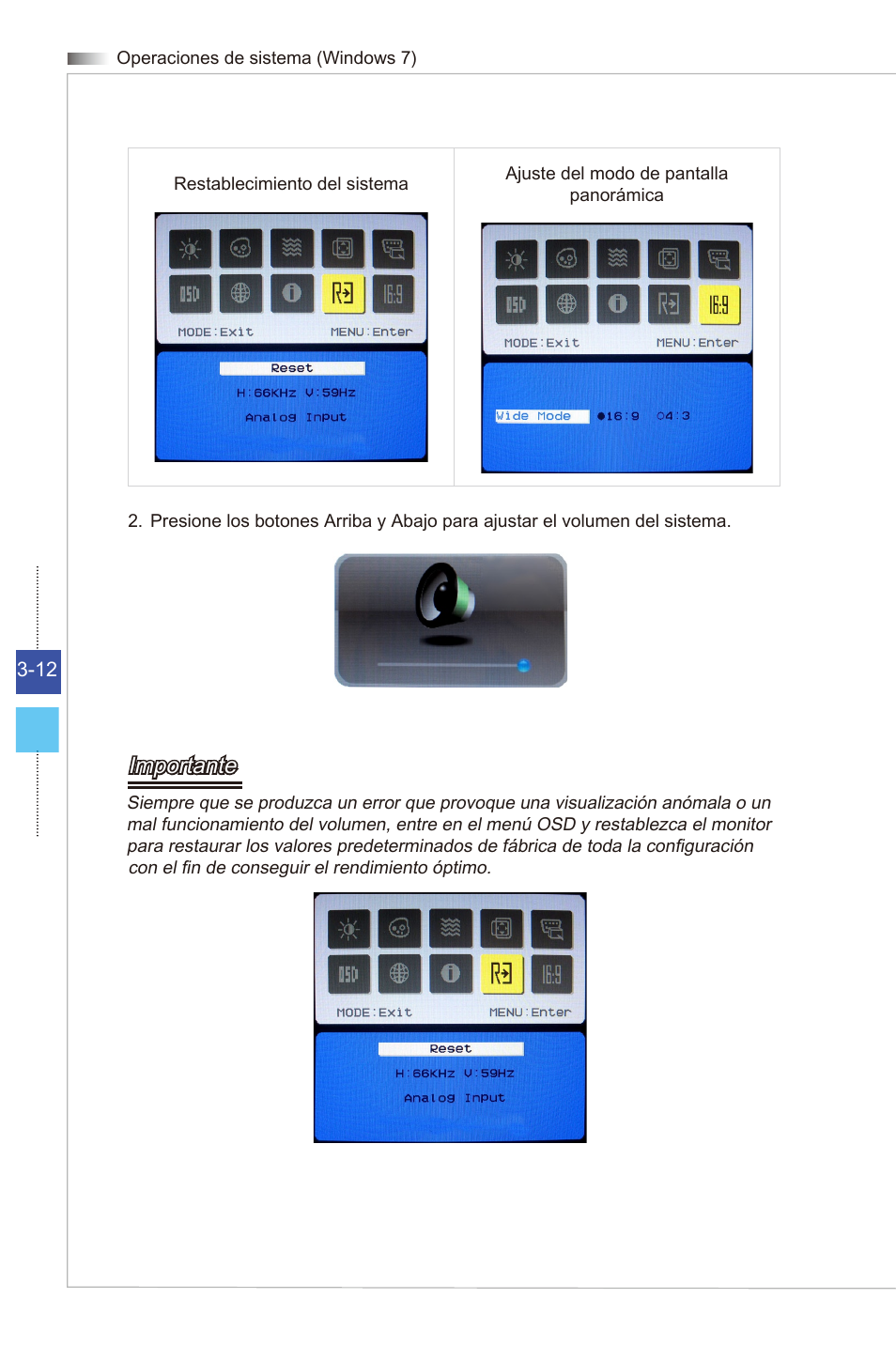 Importante | MSI WIND TOP AE2081 User Manual | Page 42 / 87