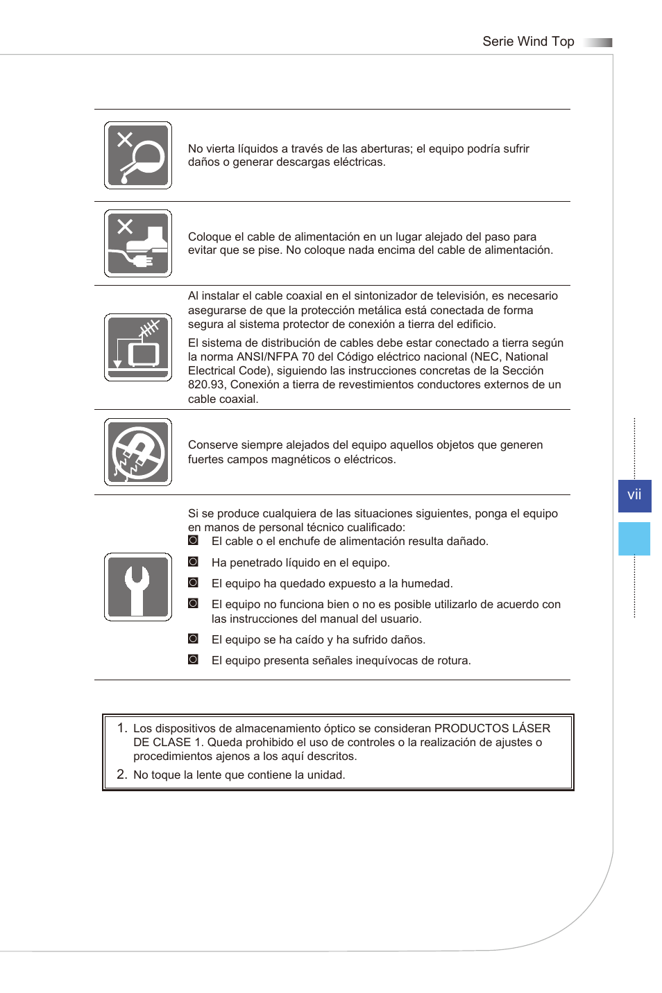 MSI WIND TOP AE2081 User Manual | Page 7 / 87