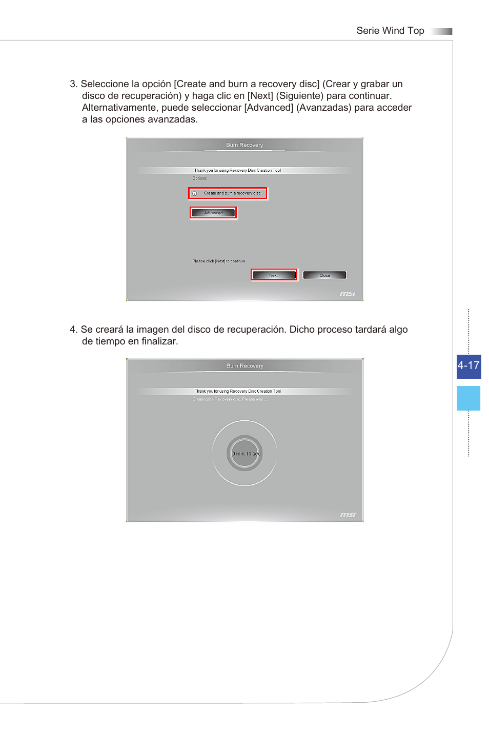 MSI WIND TOP AE2081 User Manual | Page 71 / 87