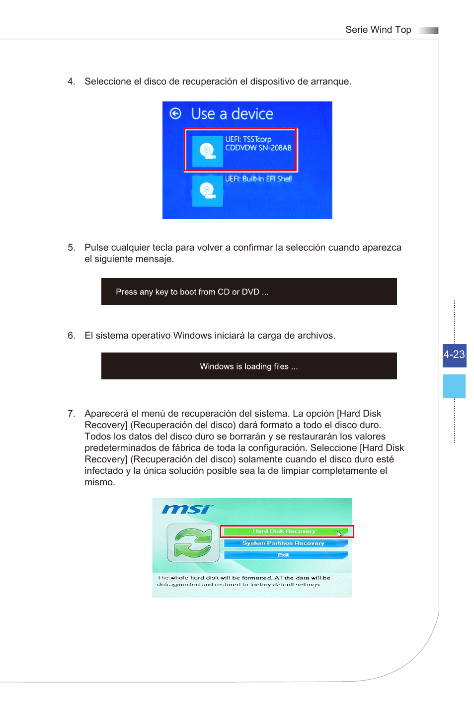 MSI WIND TOP AE2081 User Manual | Page 77 / 87