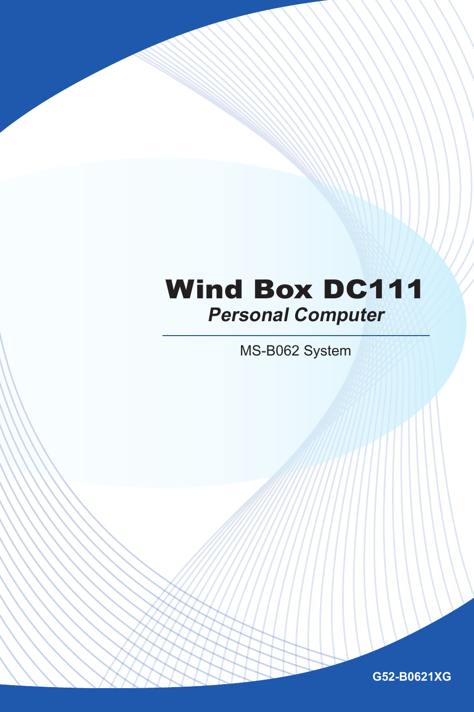 MSI WIND BOX DC111 User Manual | 48 pages