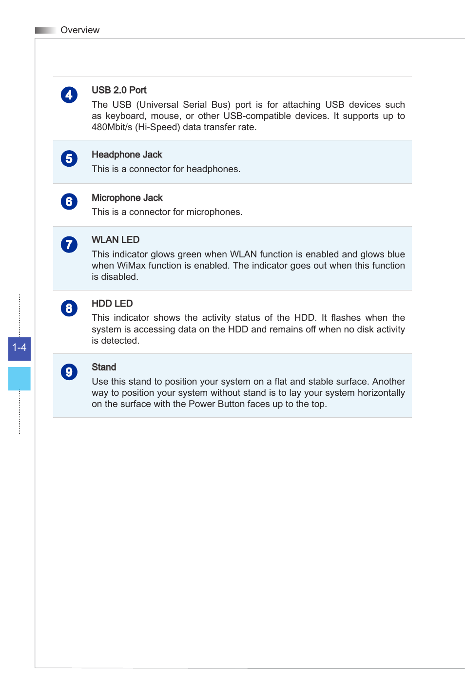 MSI WIND BOX DC111 User Manual | Page 12 / 48