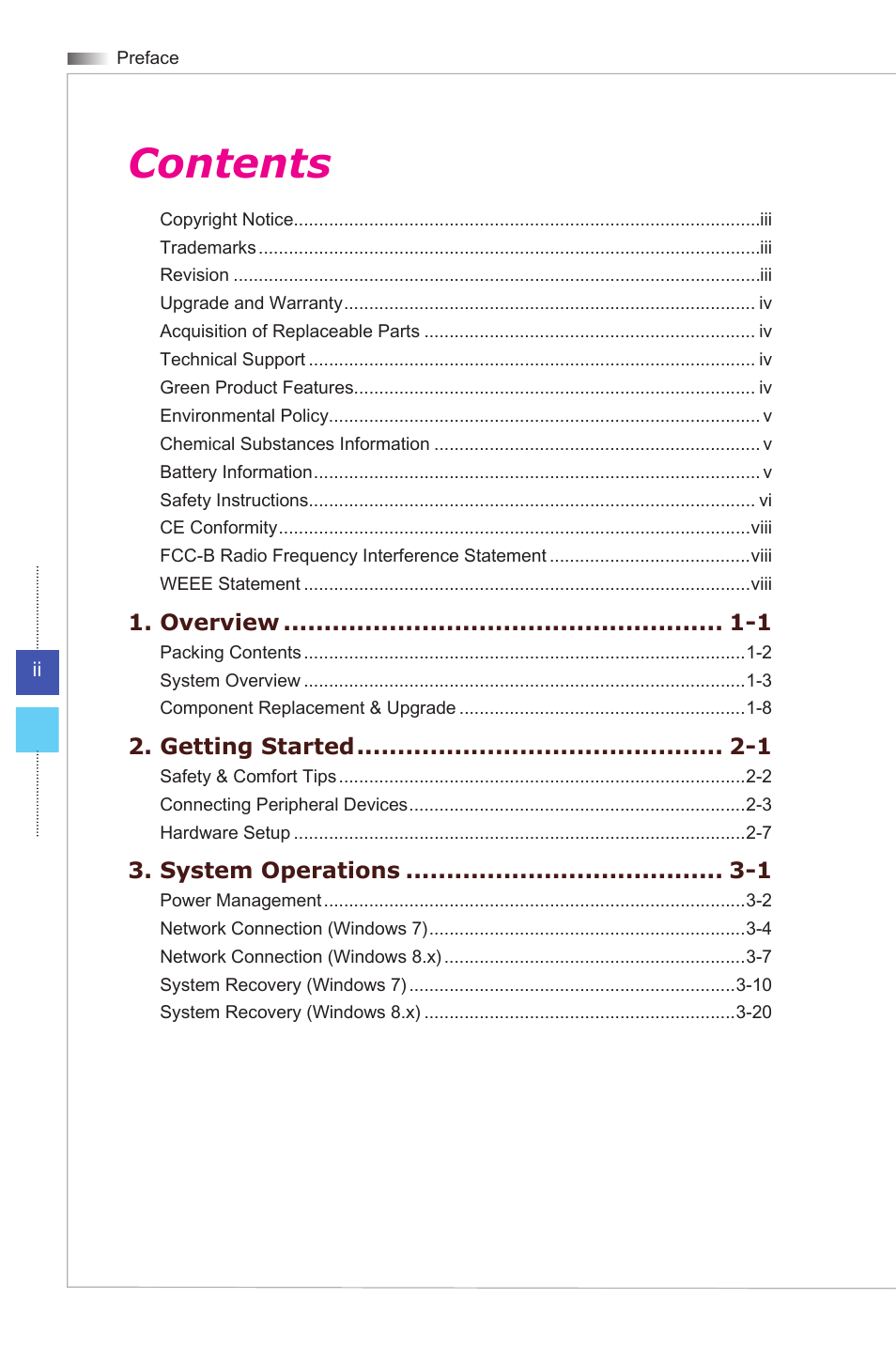 MSI WIND BOX DC111 User Manual | Page 2 / 48