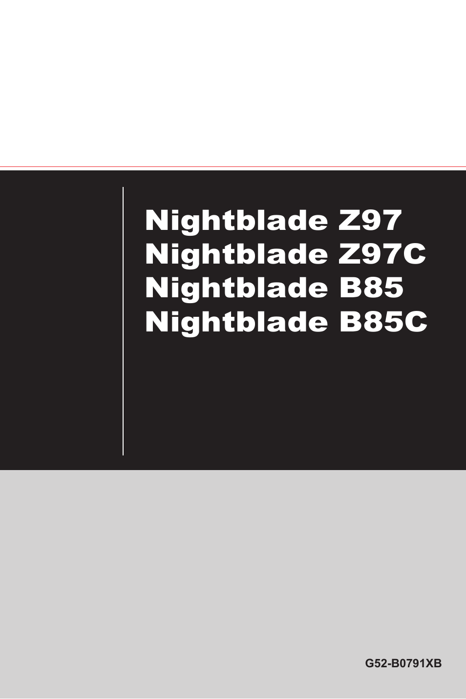 MSI NIGHTBLADE Z97 User Manual | 28 pages