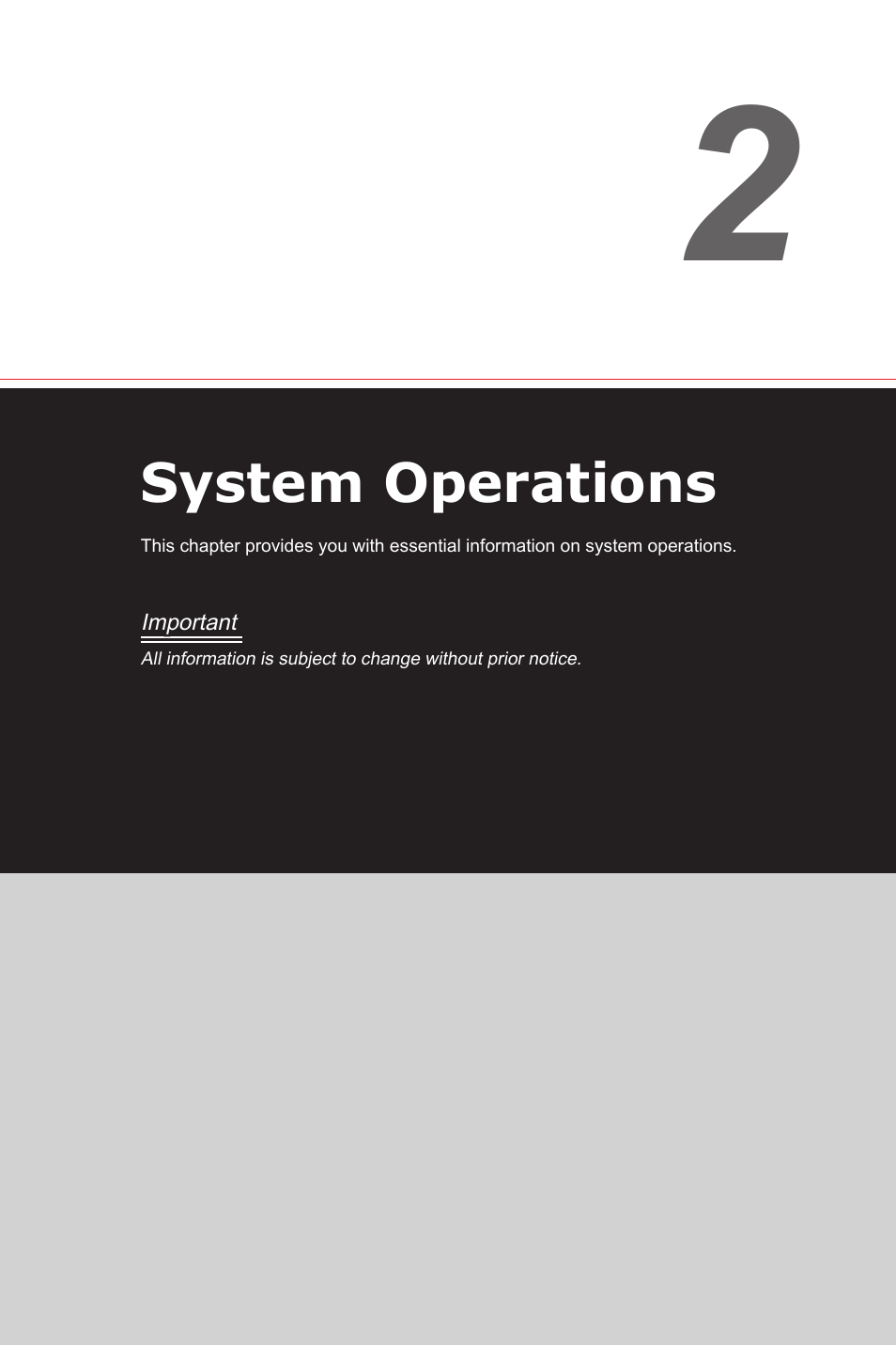 System operations, System operations -1 | MSI NIGHTBLADE Z97 User Manual | Page 17 / 28