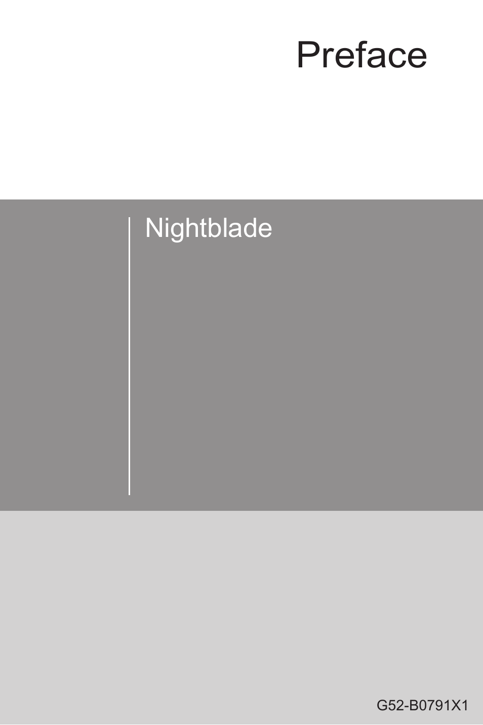 MSI NIGHTBLADE Manual User Manual | 33 pages