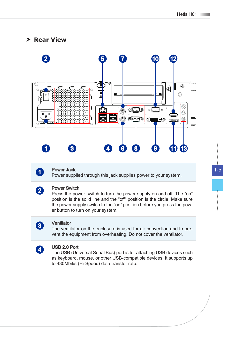 MSI HETIS H81 User Manual | Page 17 / 54