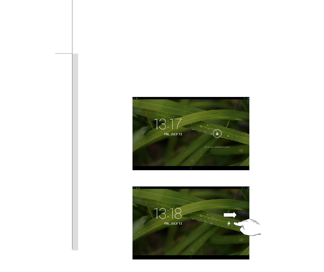 Unlocking your tablet pc | MSI PRIMO 81 User Manual | Page 29 / 61
