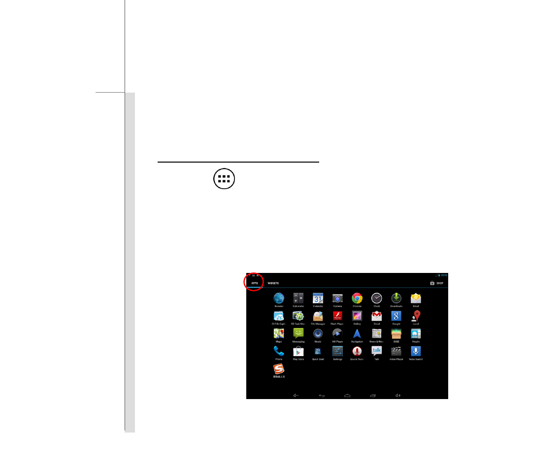 How to manage apps | MSI PRIMO 81 User Manual | Page 36 / 61