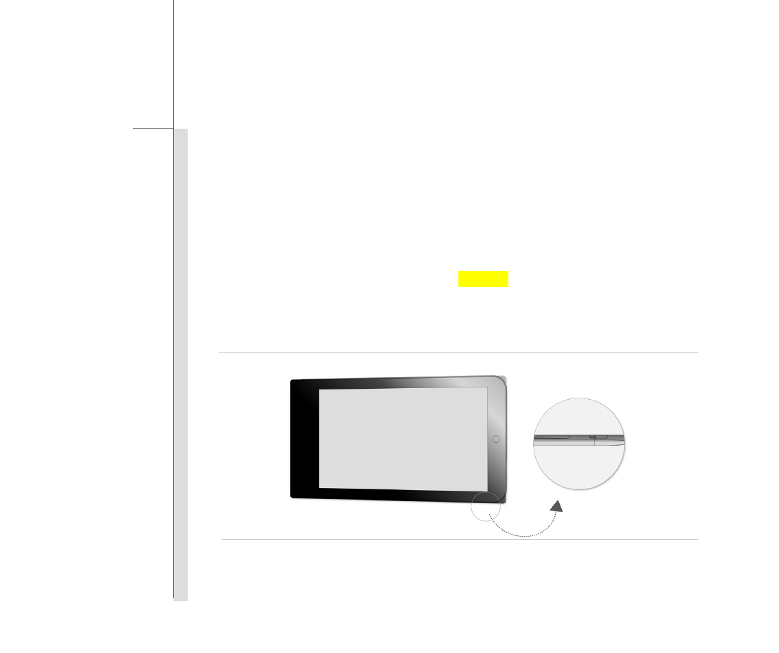 Basic operations, Powering on your tablet pc | MSI PRIMO 73 User Manual | Page 22 / 60