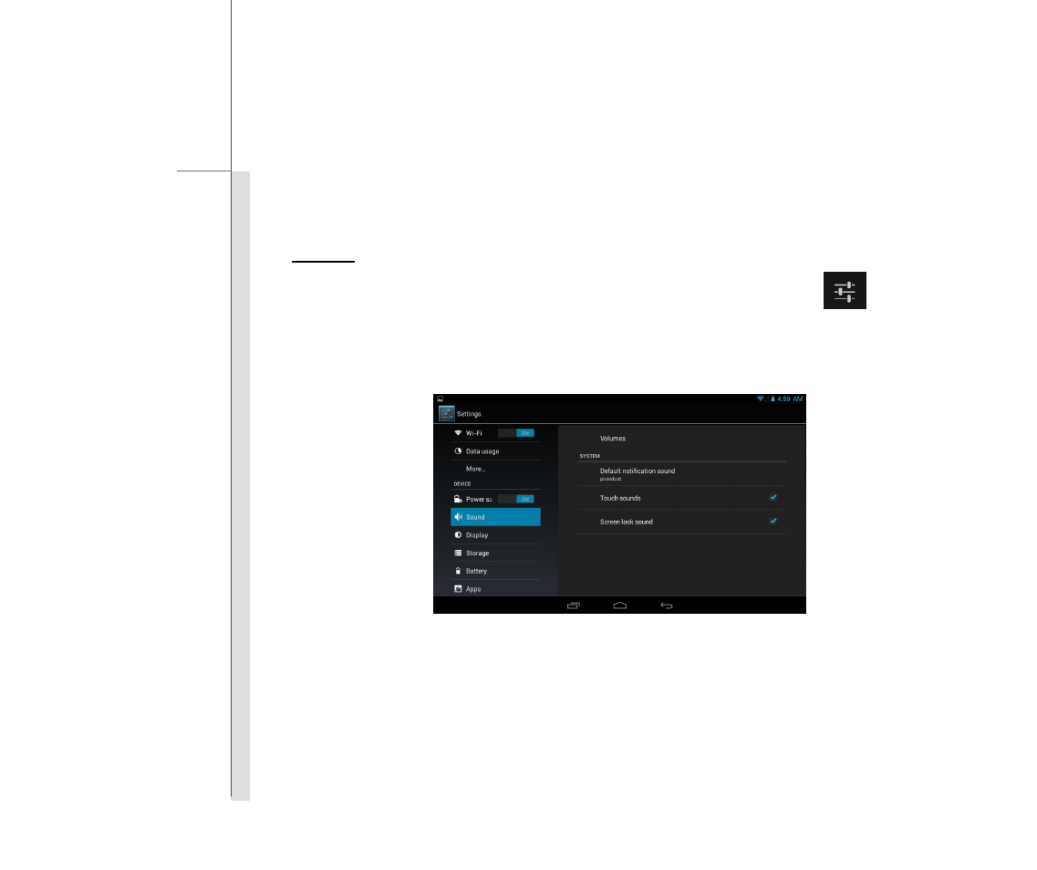 Device settings | MSI PRIMO 73 User Manual | Page 40 / 60