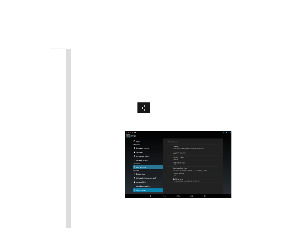 Personal settings | MSI PRIMO 73 User Manual | Page 45 / 60