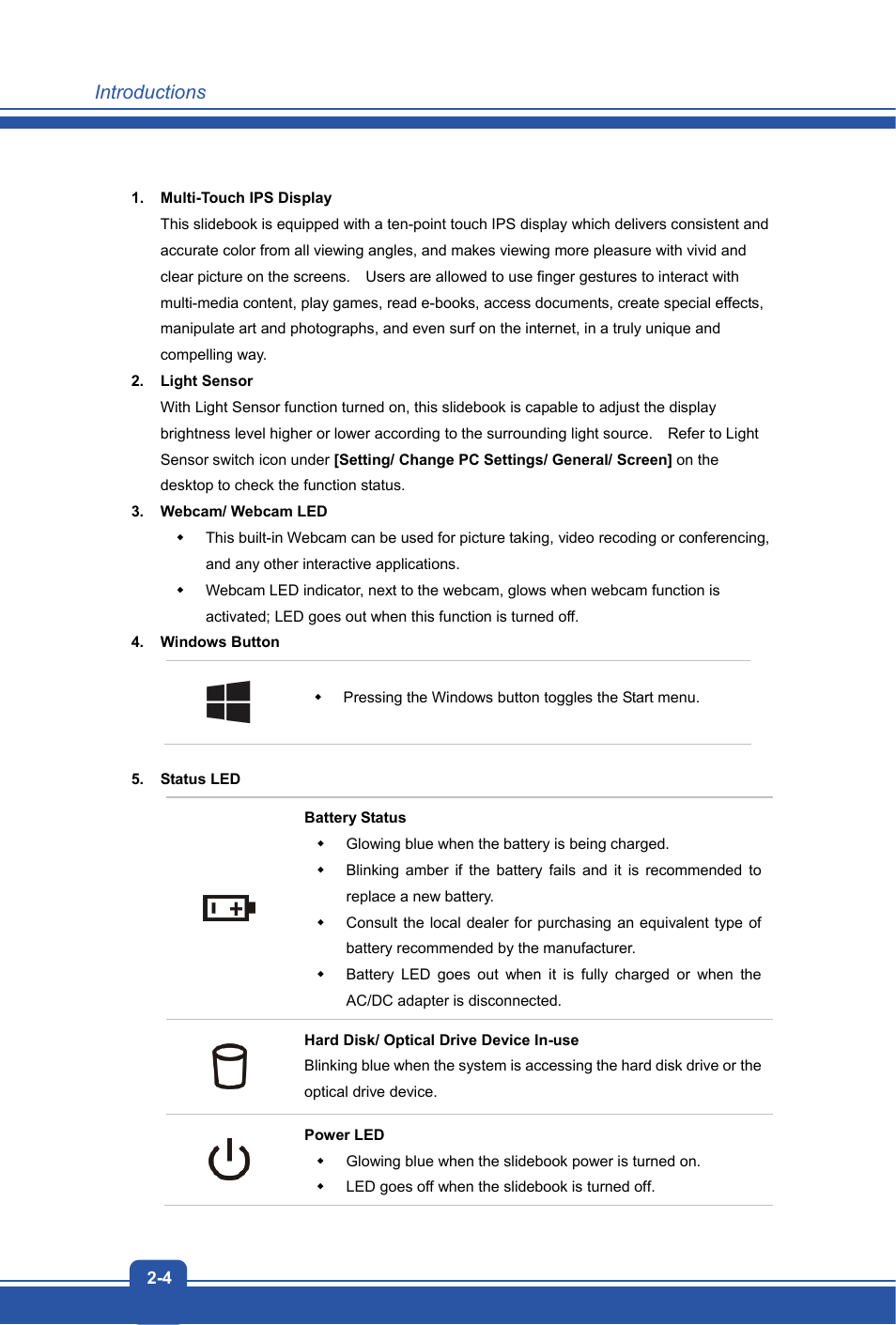 Introductions | MSI S20 SLIDER 2 User Manual | Page 12 / 36