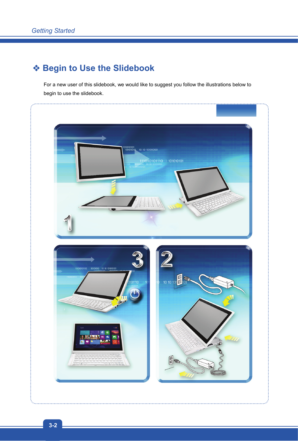 Begin to use the slidebook | MSI S20 SLIDER 2 User Manual | Page 20 / 36
