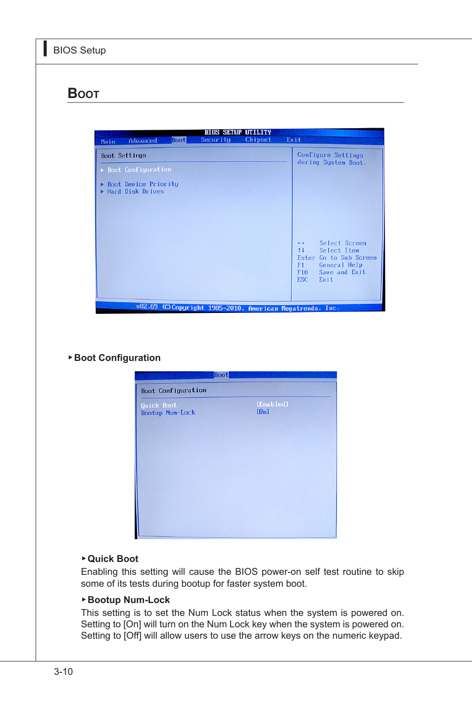 Boot, Integrated peripherals, Boot -10 | MSI MS-S0031 User Manual | Page 34 / 39