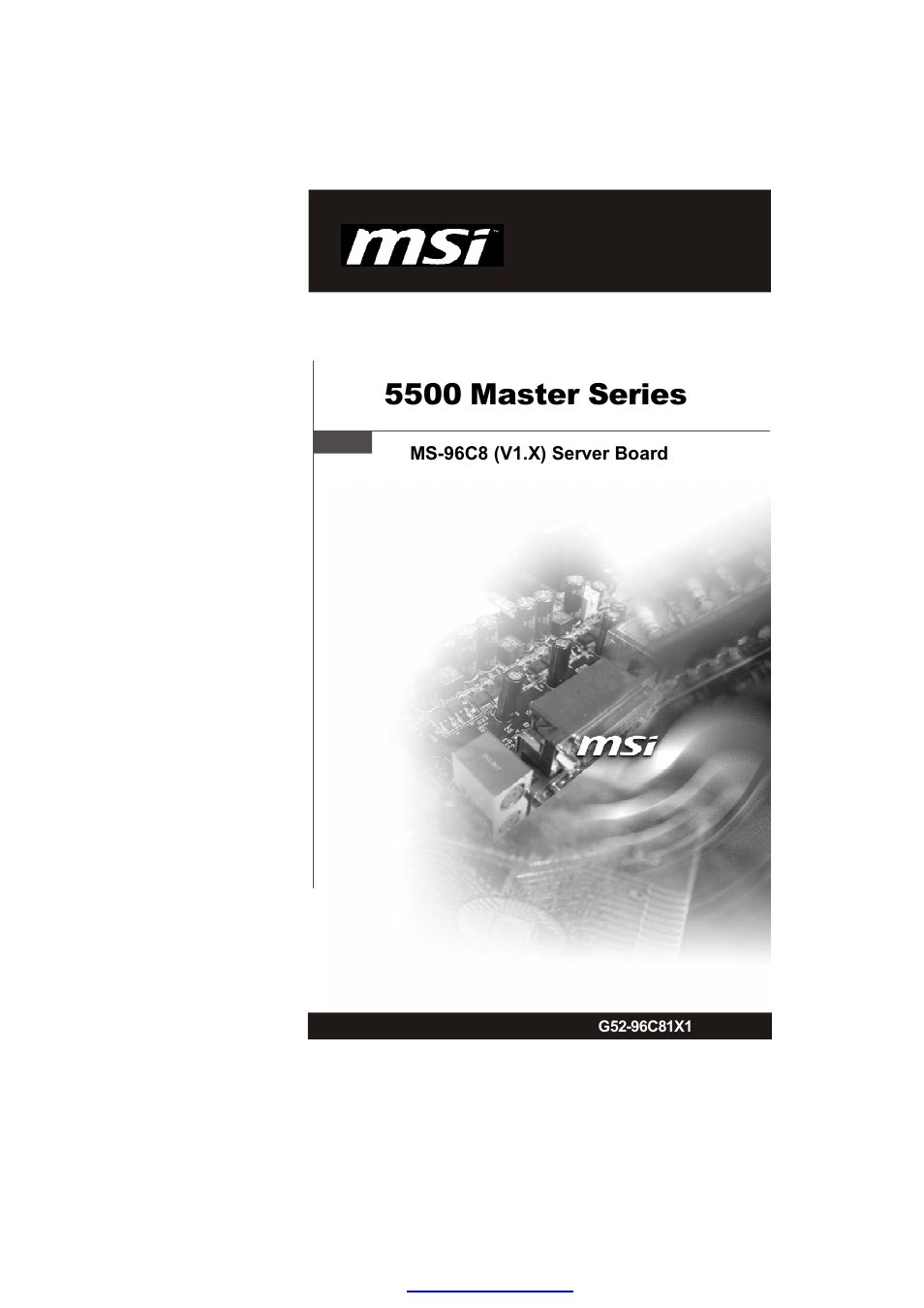 MSI MS-96C8 Series User Manual | 113 pages