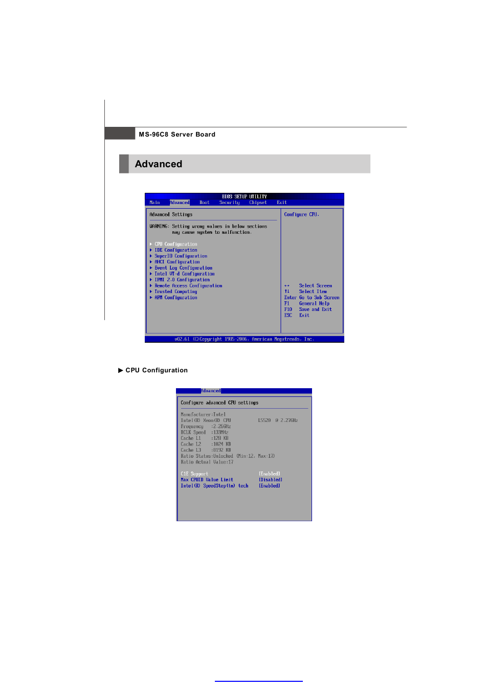 MSI MS-96C8 Series User Manual | Page 38 / 113