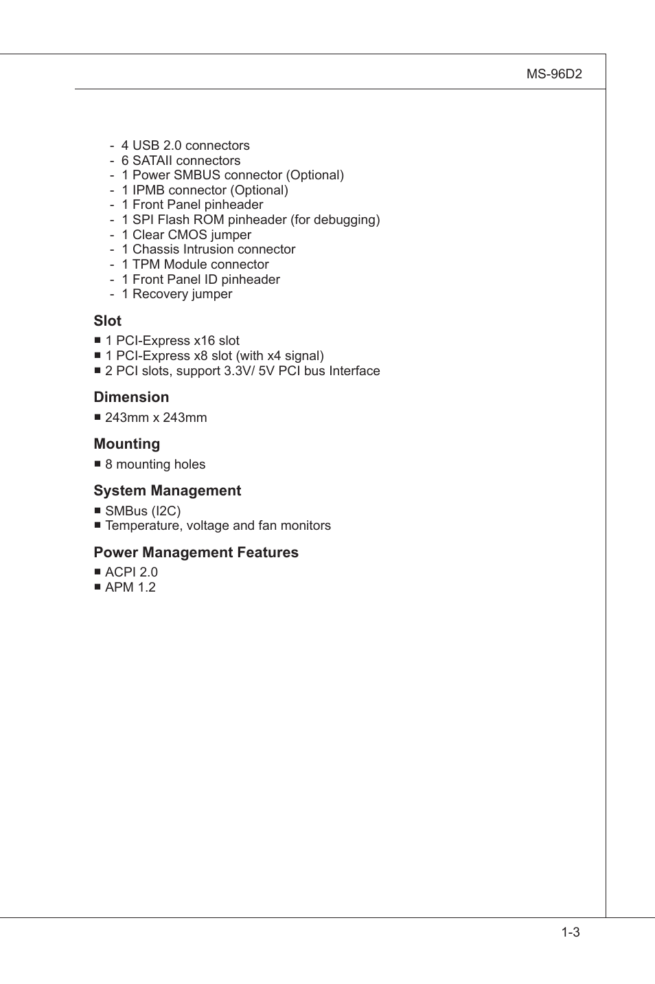 MSI MS-96D2 User Manual | Page 11 / 51