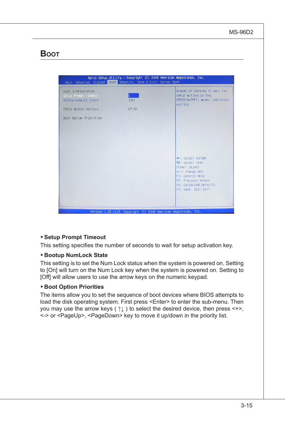 Boot, Boot -15 | MSI MS-96D2 User Manual | Page 47 / 51