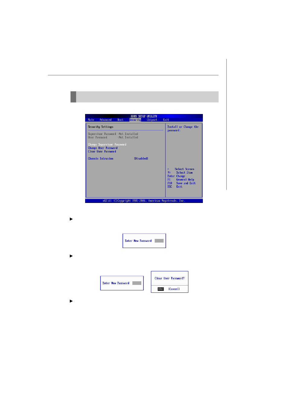 Security | MSI MS-9656 series User Manual | Page 55 / 81