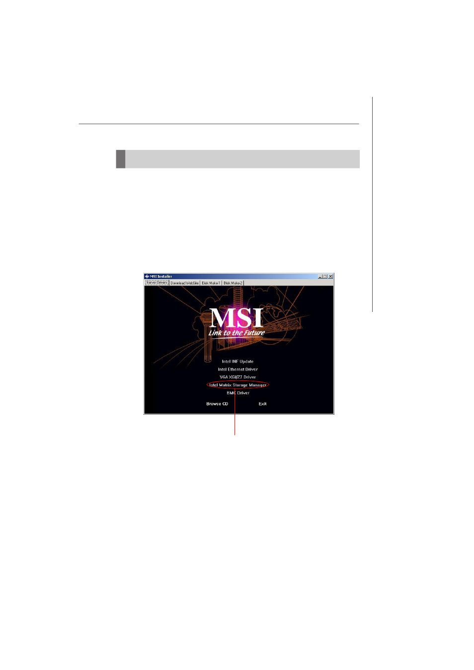 Installing software | MSI MS-9656 series User Manual | Page 69 / 81