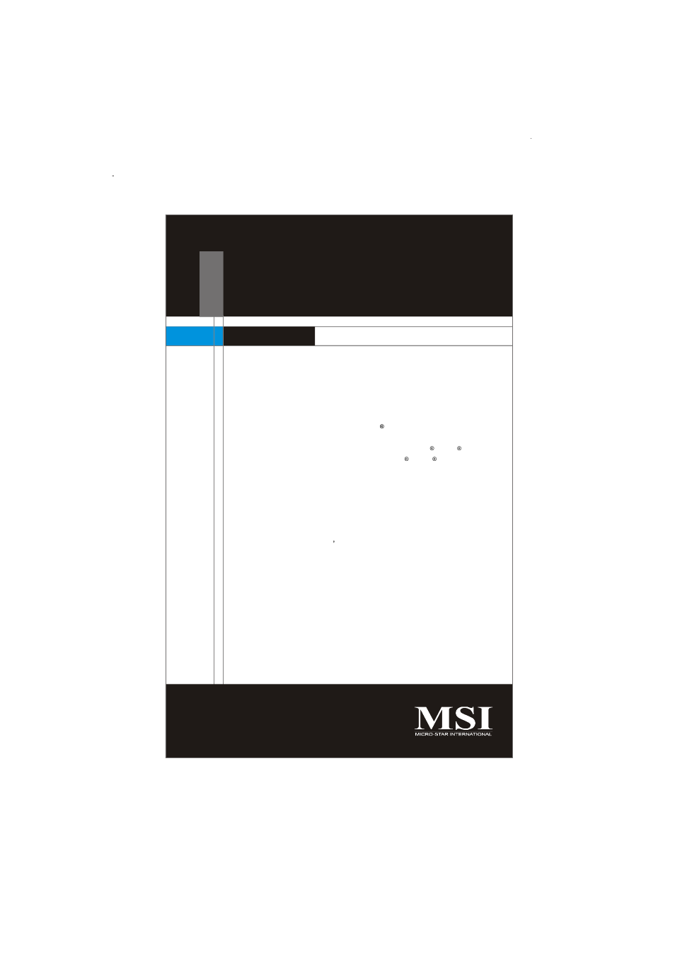 Getting started, Chapter 1 | MSI MS-9656 series User Manual | Page 9 / 81