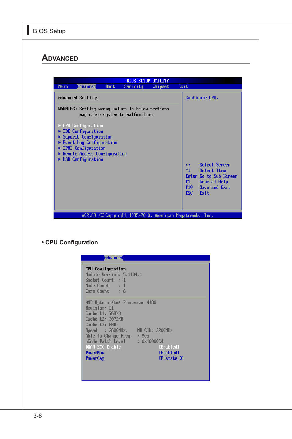 Advanced bios features | MSI MS-96D7 User Manual | Page 38 / 52