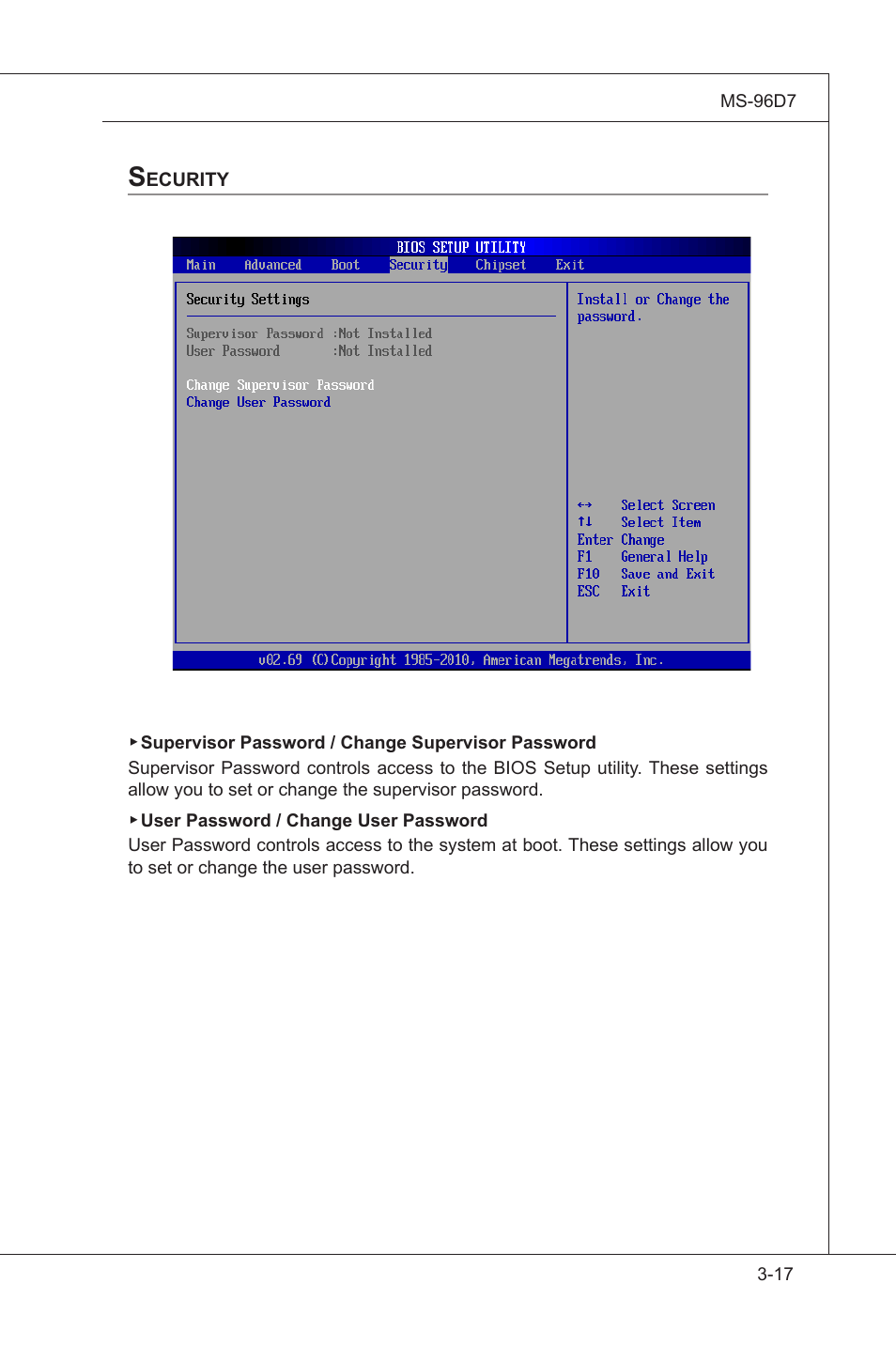 Power management setup | MSI MS-96D7 User Manual | Page 49 / 52