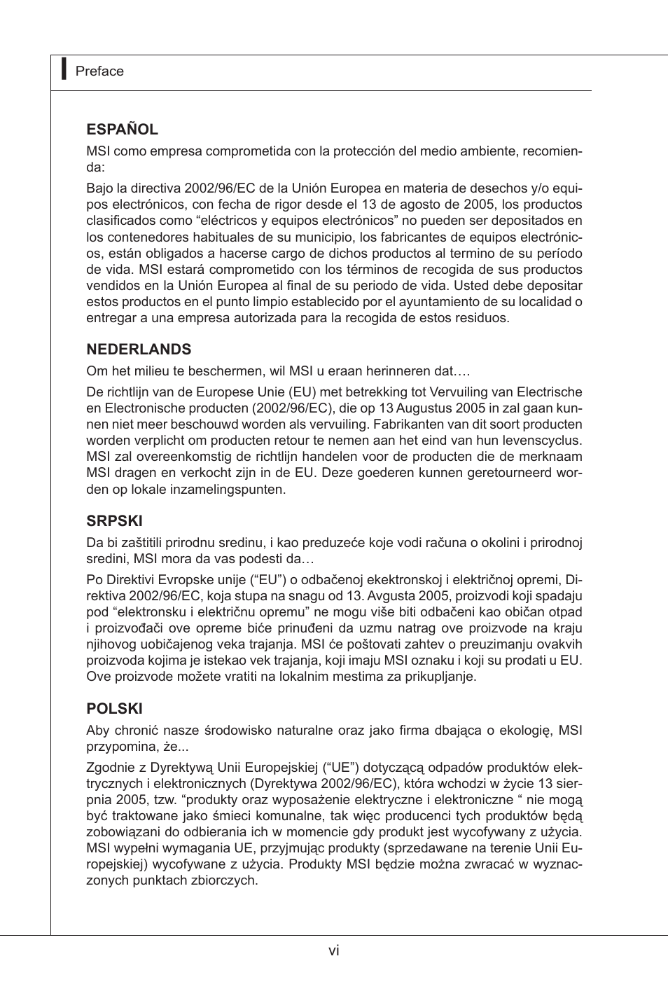 MSI MS-96D7 User Manual | Page 6 / 52