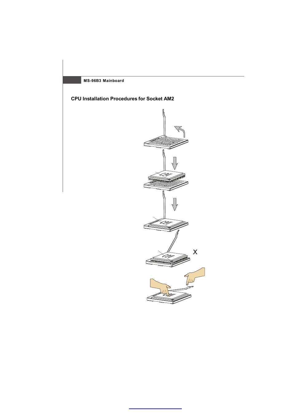 Cpu installation procedures for socket am2 | MSI K9AU Speedster-A4 User Manual | Page 16 / 50